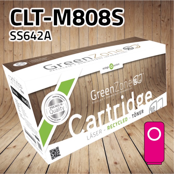 [GSTM808M] Tóner Samsung CLT-M808S magenta | 20.000 páginas | Green Zone