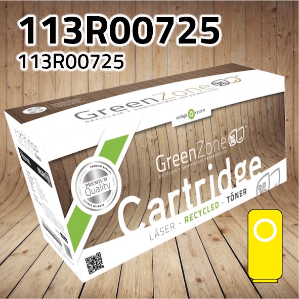 [GXT0725Y] Tóner Xerox 113R00725 amarillo | 6.000 páginas | Green Zone