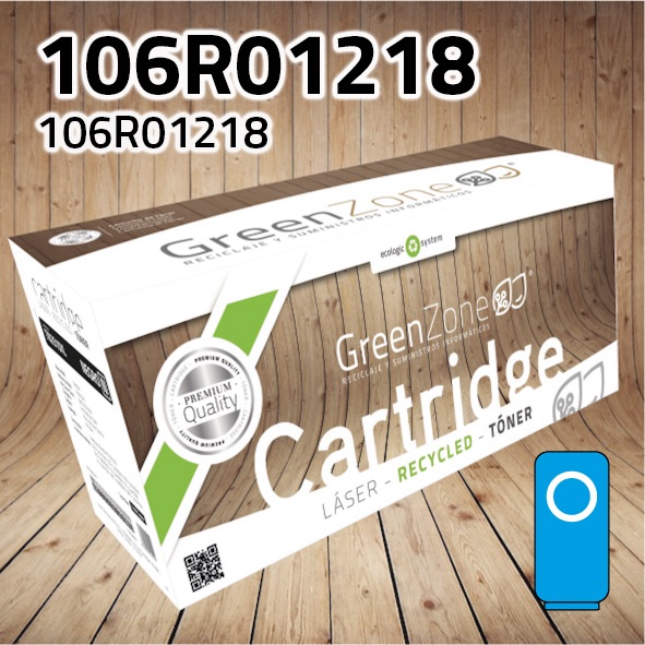 Tóner Xerox 106R01218 cian | 12.000 páginas | Green Zone