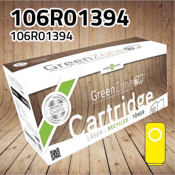 Tóner Xerox 106R01394 amarillo | 7.000 páginas | Green Zone