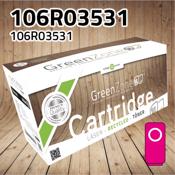 [GXT3531M] Tóner Xerox 106R03531 polimerizado magenta | 8.000 páginas | Green Zone