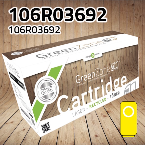 [GXT3692YP] Tóner Xerox 106R03692 polimerizado amarillo | 4.300 páginas | Green Zone