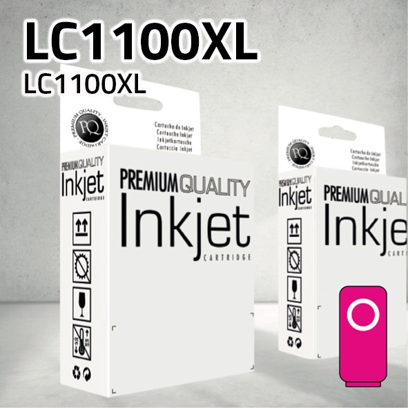 Cartucho Brother LC980/ LC985/ LC1100XL magenta | 20.5 ml | compatible