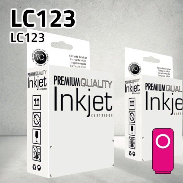 Cartucho Brother LC123 magenta | 10ml | compatible