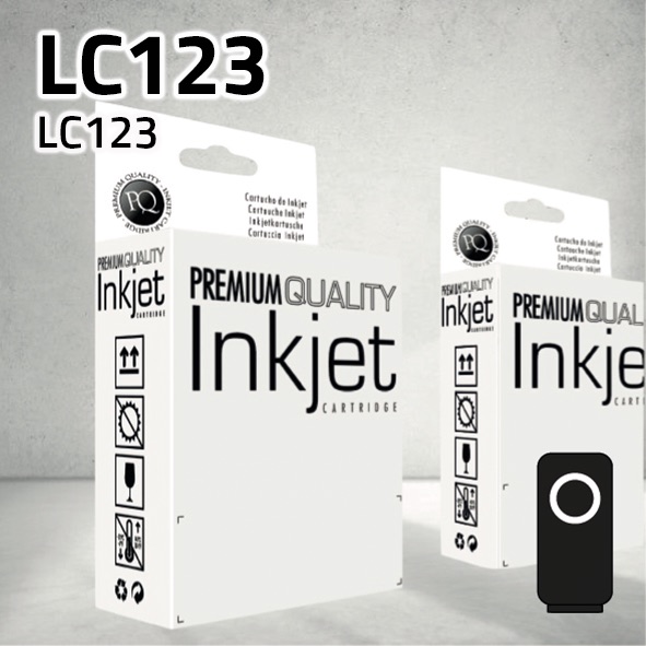 Cartucho Brother LC123 negro | 16ml | compatible
