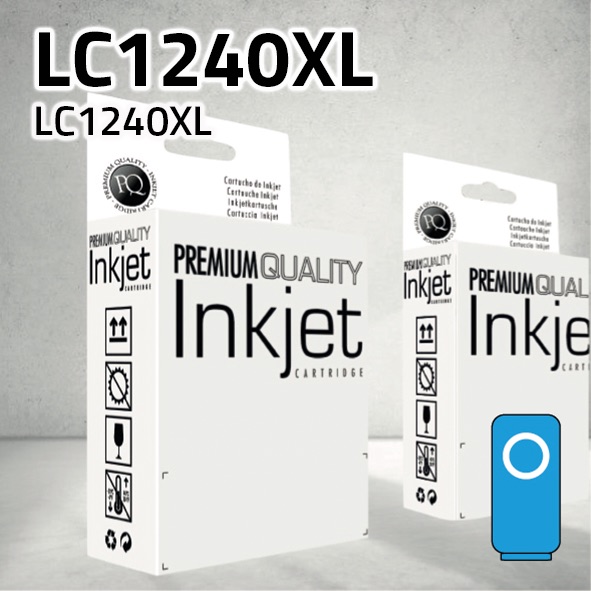 Cartucho Brother LC1240XL/ LC1280XL cian | 19 ml | compatible