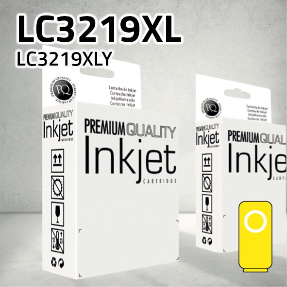 [CLBCLC3219XLY] Cartucho Brother LC3219XL amarillo | 1.500 páginas | compatible