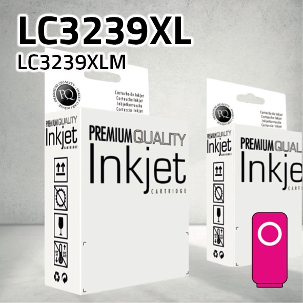 Cartucho Brother LC3239XLM magenta | 5.000 páginas | compatible