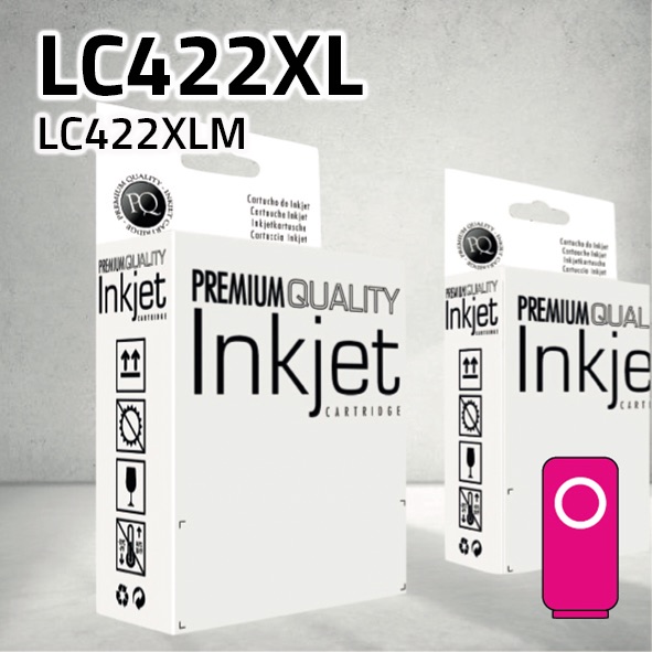 [CLBCLC422XM] Cartucho Brother LC422XL magenta | 1.500 páginas | compatible