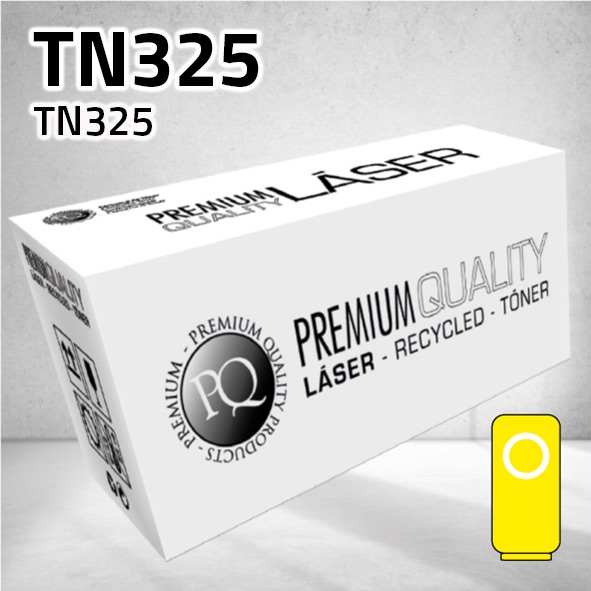 Tóner Brother TN325Y amarillo | 3.500 páginas | compatible
