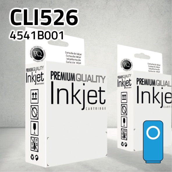 Cartucho Canon CLI526C cian | 11ml | compatible