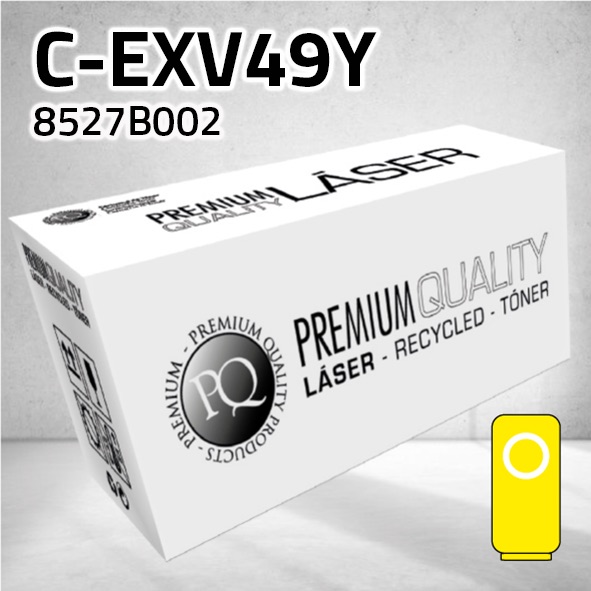 Tóner Canon (C-EXV49) 8527B002 amarillo | 19.000 páginas | compatible