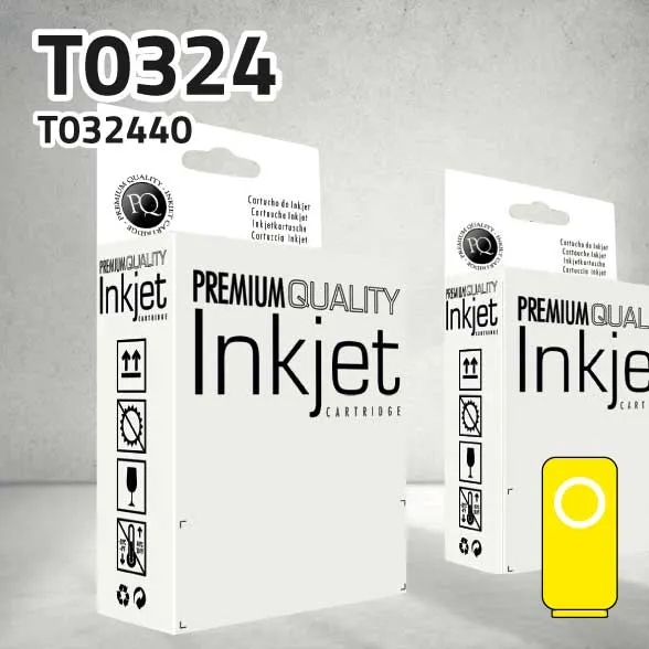 Cartucho Epson T032440 amarillo | 16 ml | compatible