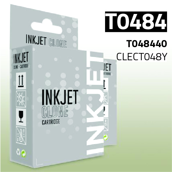 Cartucho Epson T048440 amarillo | 17 ml | compatible