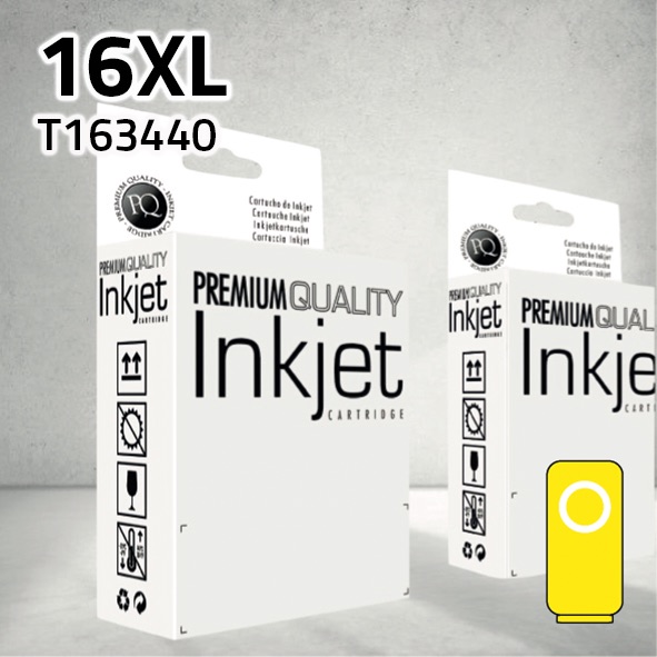 Cartucho Epson T1634 (16XL) amarillo | 15 ml | compatible
