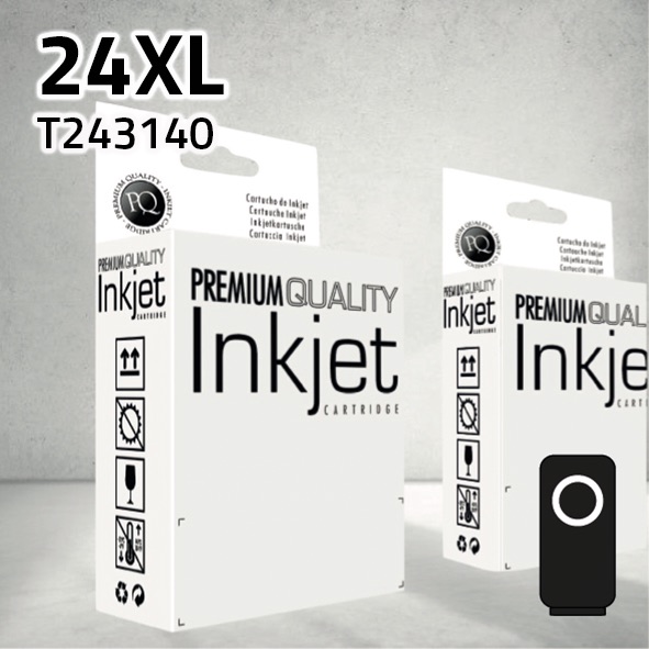 Cartucho Epson T243140 negro | 10ml | compatible