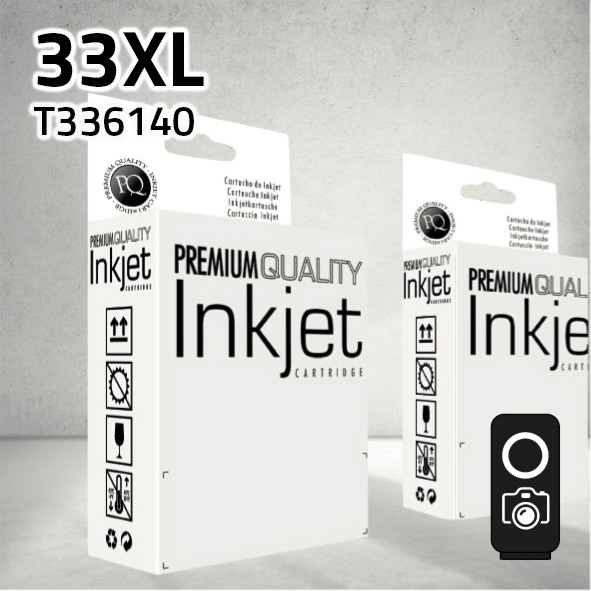 Cartucho Epson T336140 (33XL) negro foto | 11ml | compatible