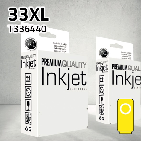 Cartucho Epson T336440 (33XL) amarillo | 11ml | compatible
