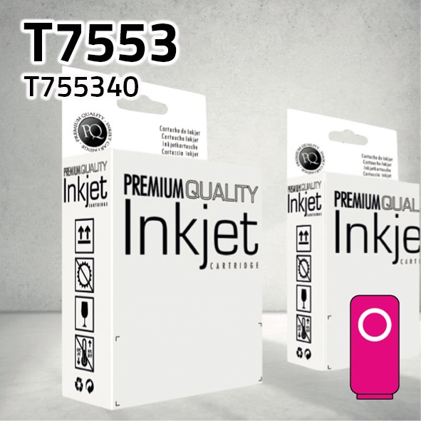 Cartucho Epson T755340 magenta | 39 ml | compatible