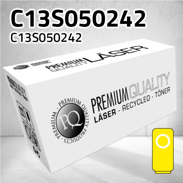 Tóner Epson C13S050242 amarillo | 8.000 páginas | compatible