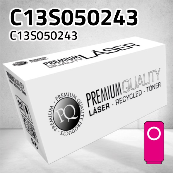 Tóner Epson C13S050243 magenta | 8.000 páginas | compatible