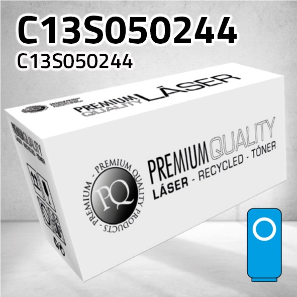 [CLET0244C] Tóner Epson C13S050244 cian | 8.000 páginas | compatible