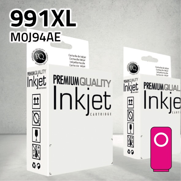 Cartucho HP M0J94AE (991XL) magenta pigmentado | 16.000 páginas | compatible