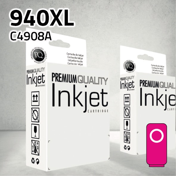 [CLHC4908XM] Cartucho HP C4908AE (940XL) magenta | 28ml | compatible