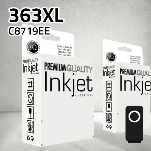 Cartucho HP C8719EE (363) negro | 35 ml | compatible