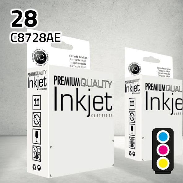 [CLHC728C] Cartucho HP C8728AE (28) color | 3x6 ml | compatible