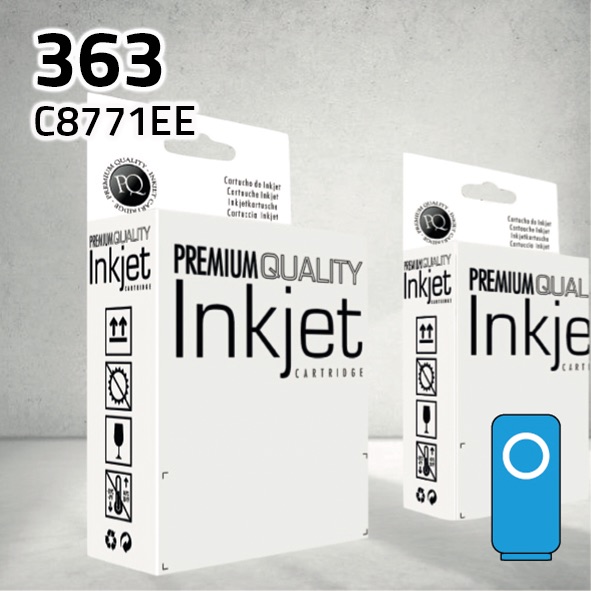 Cartucho HP C8771EE (363) cian | 13 ml | compatible