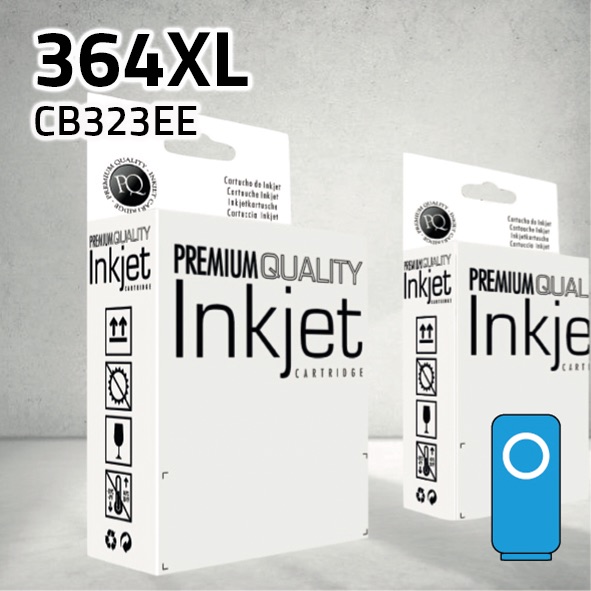 Cartucho HP CB323EE (364XL) cian | 15 ml | compatible
