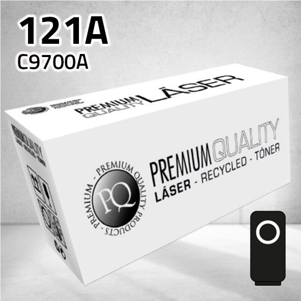 Tóner HP C9700A (121A) / EP87BK negro | 5.000 páginas | compatible