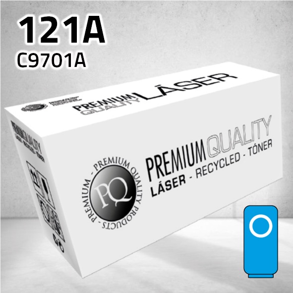 Tóner HP C9701A (121A) / EP87C cian | 4.000 páginas | compatible