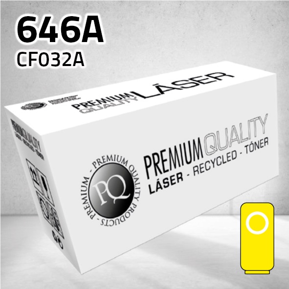 Tóner HP CF032A (646A) amarillo | 12.500 páginas | compatible