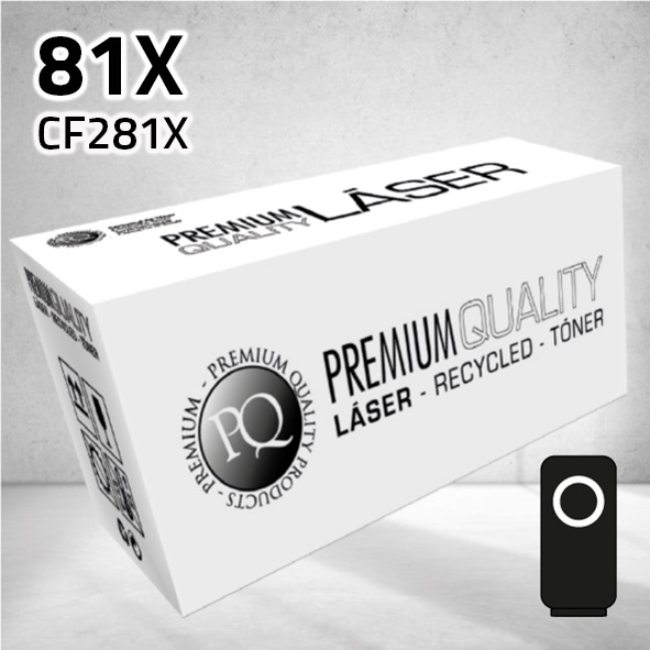 Tóner HP CF281X (81X) negro | 25.000 páginas | compatible