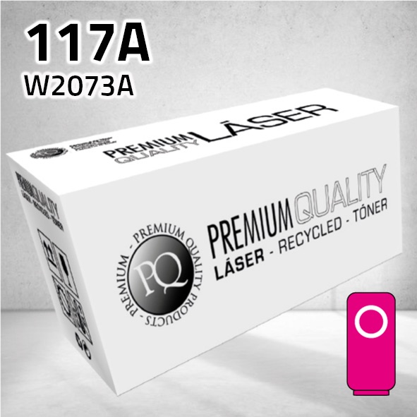 Tóner HP W2073A (117A) magenta | 700 páginas | compatible