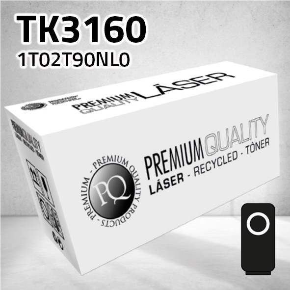 Tóner Kyocera TK3160 negro | 12.500 páginas | compatible