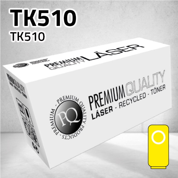 Tóner Kyocera TK510 amarillo | 8.000 páginas | compatible