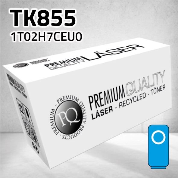 Tóner Kyocera TK855 cian | 18.000 páginas | compatible