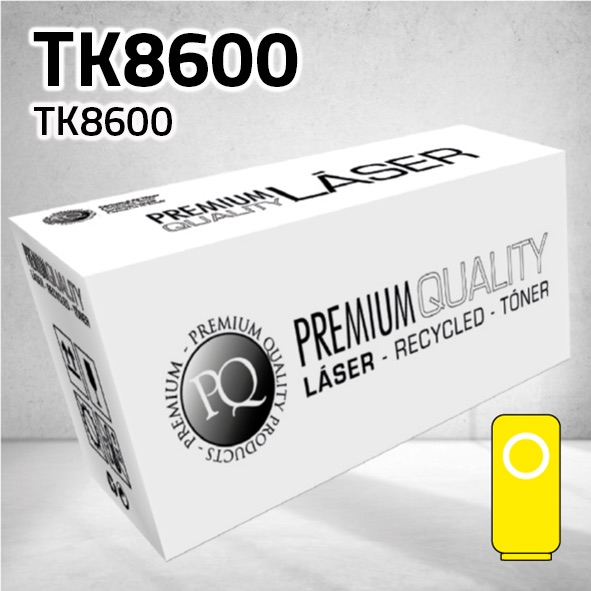 [CLKT8600Y] Tóner Kyocera TK8600 amarillo | 20.000 páginas | compatible