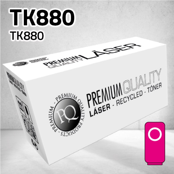 [CLKT880M] Tóner Kyocera TK880 magenta | 18.000 páginas | compatible