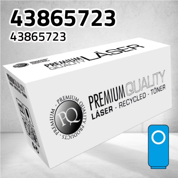 Tóner OKI 43865723 cian | 6.000 páginas | compatible