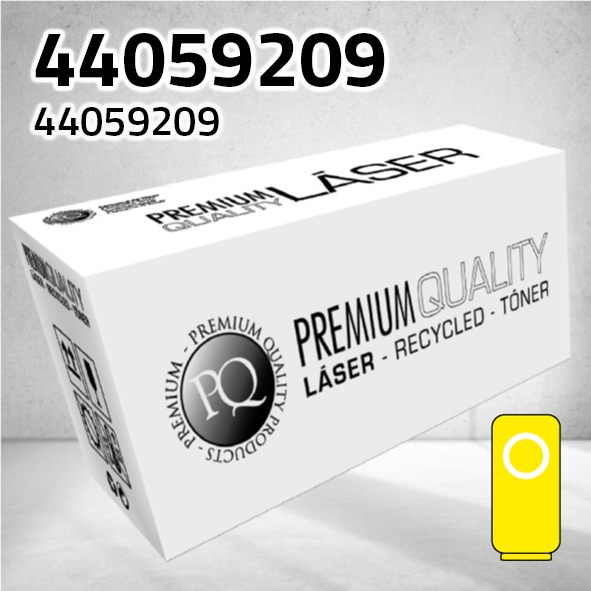 Tóner OKI 44059209 amarillo | 10.000 páginas | compatible