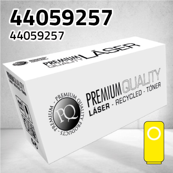 [CLOT9257Y] Tóner OKI 44059257 amarillo | 9.000 páginas | compatible