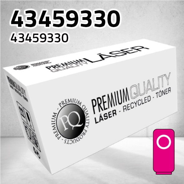Tóner OKI 43459330 magenta | 2.500 páginas | compatible