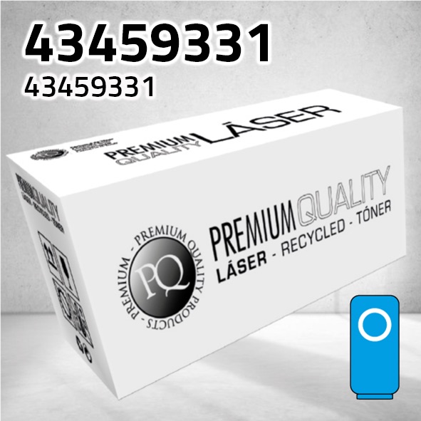 Tóner OKI 43459331 cian | 2.500 páginas | compatible