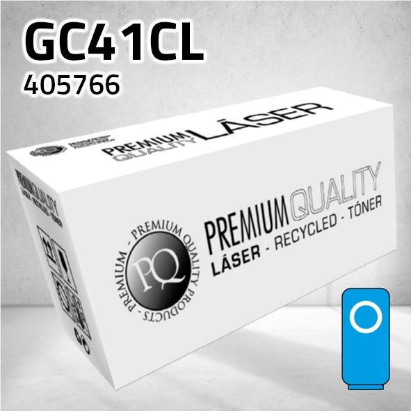 Tóner Ricoh 405766 (GC41CL) cian | 30 ml | compatible
