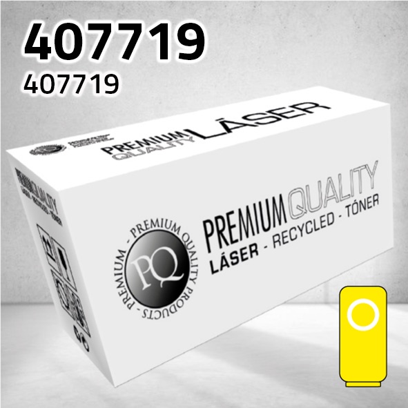Tóner Ricoh 407719 amarillo | 6.000 páginas | compatible