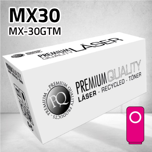 [CLSHTMX30M] Tóner Sharp MX30 (MX-30GTM) magenta | 6.000 páginas | compatible